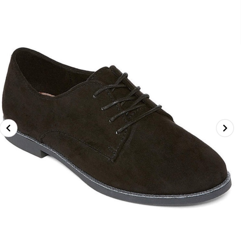 Arizona Womens Salen black Oxford with glitter size 9 1/2